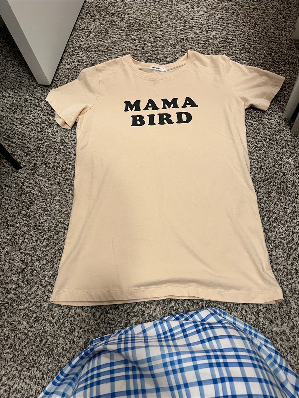 Mama Bird Graphic Tee - Cream